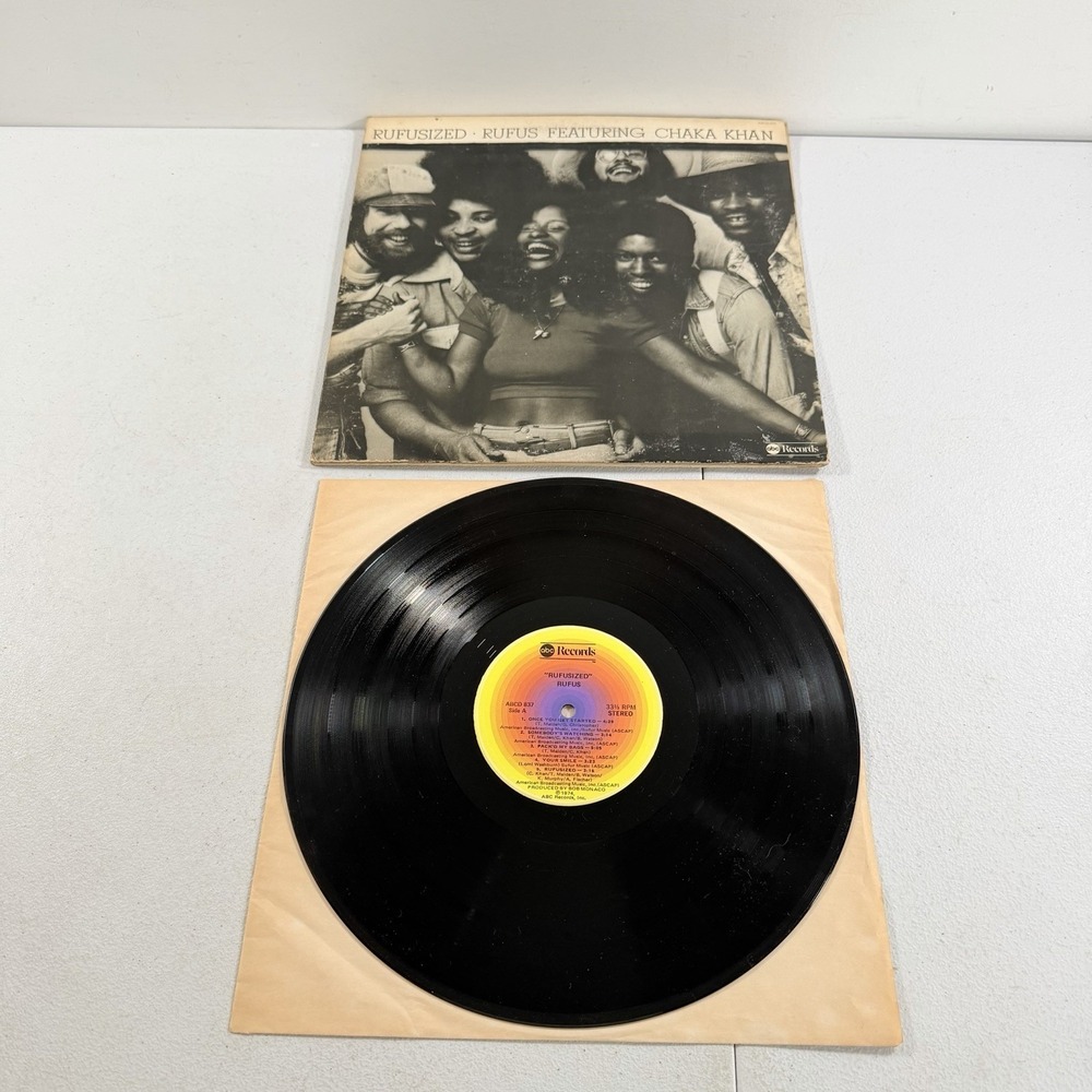 Rufus Featuring Chaka Khan‎ Rufusized ABC 1974 ABCD-837 Vinyl Record LP VG+